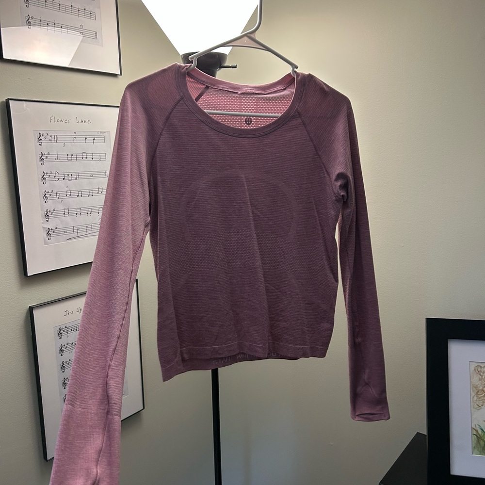 Lululemon Swiftly Tech Purple Shirt